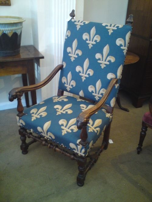 19th Century Walnut Armchair