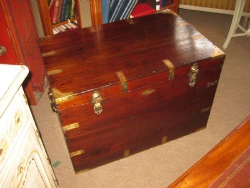 Campaign Chest in Teak