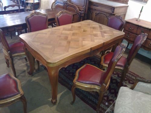 French Walnut  Extending Table
