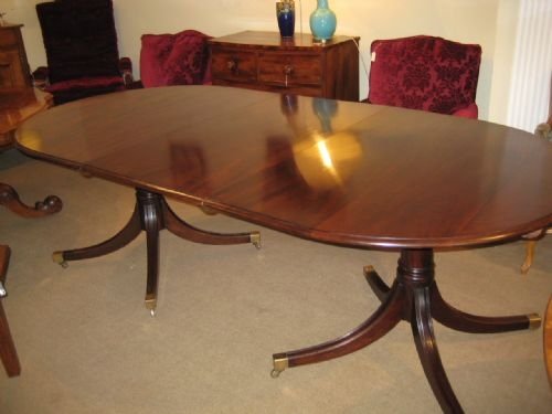 Twin Pedestal Dining Table