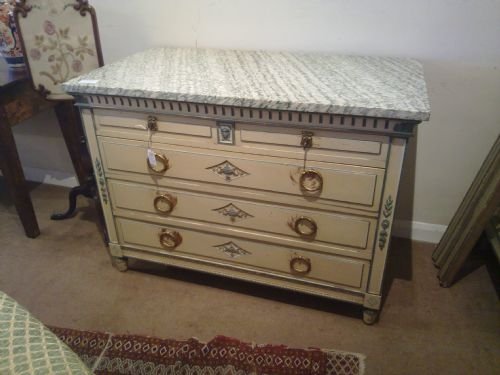 Painted French Commode