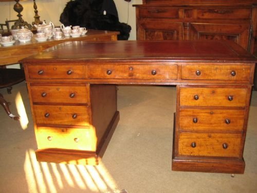 Mahogany Pedestal Desk