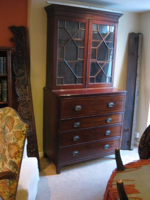 Georgian Secretaire Bookcase