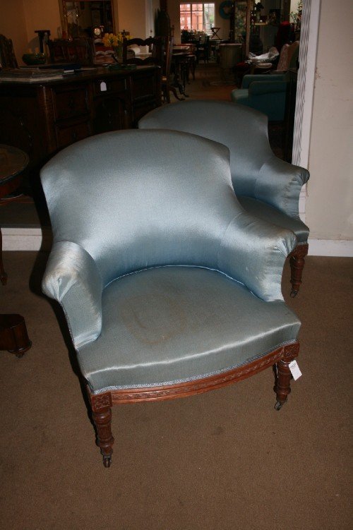 Pair French Armchairs`