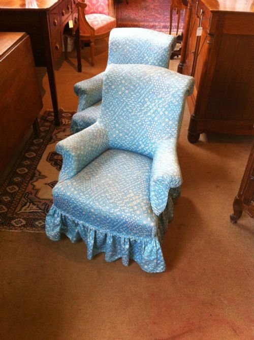Pair Children's French Armchairs