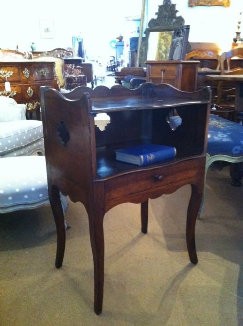 Rare 18th Century Walnut Chevet