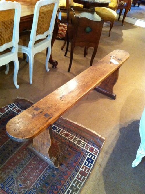 Single Fruit Wood Bench
