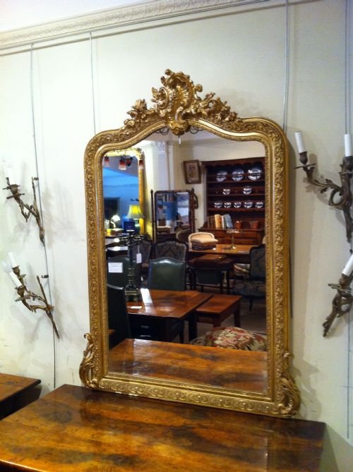 19th Century French Gilt Mirror