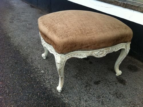 19th Century Carved Oak Stool