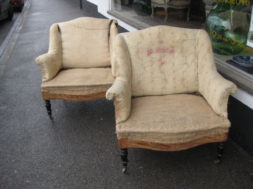 Pair of Large Armchairs