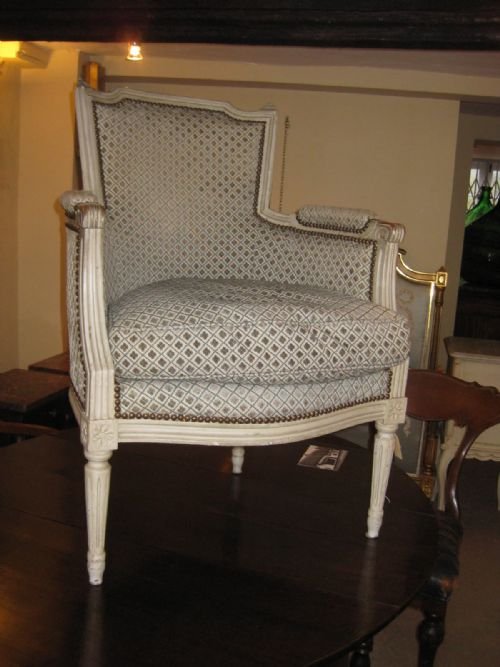 Pair of French Louis Xvi Style Armchairs