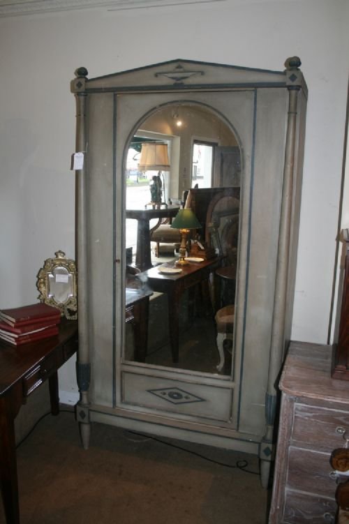 Pretty Painted French Wardrobe