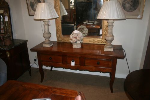 Cherry Wood Serving Table