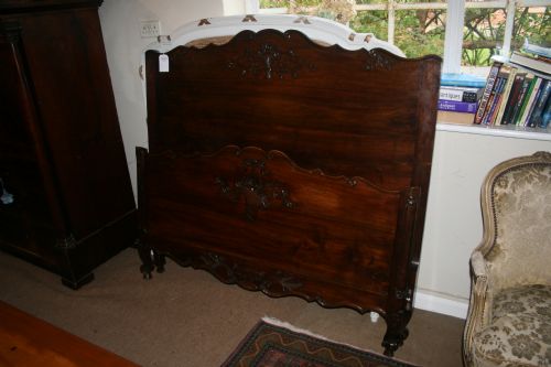 Solid Walnut French Bed