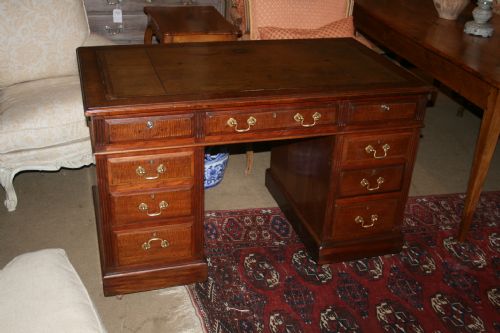 Edwardian Mahogany Desk