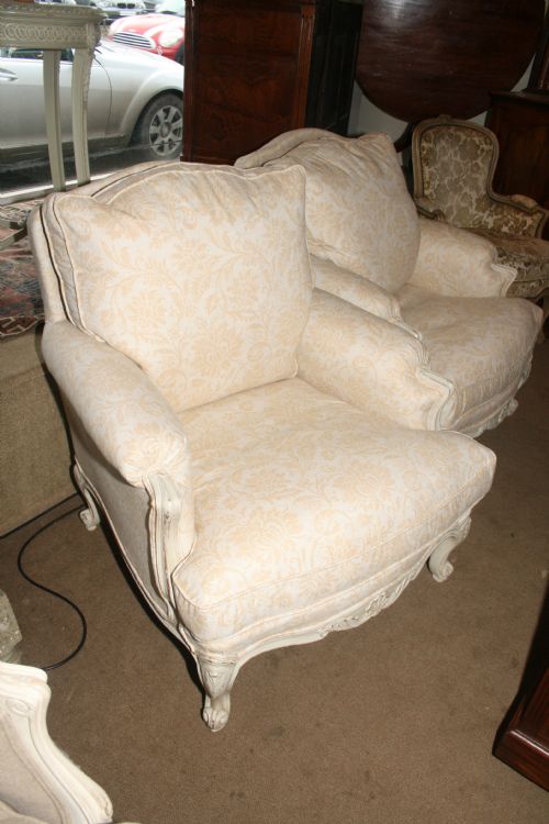 Large Pair Very Comfortable Armchairs
