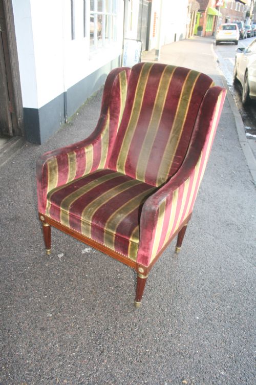 French Mahogany Bergere