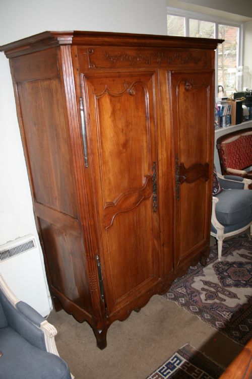 Small Cherry Wood Armoire