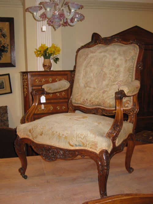 Walnut Armchair