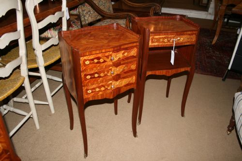 Pair French Side Tables
