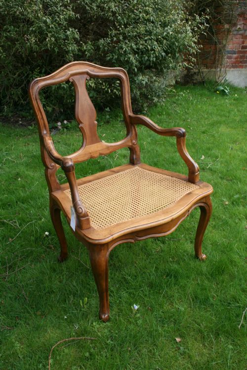 19th Century Walnut Armchair