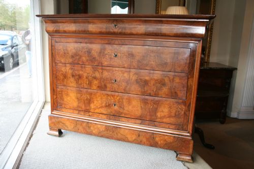 Louis Phillipe Walnut Commode