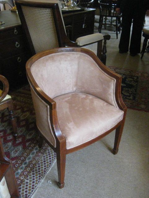 Inlaid Edwardian Desk Chair