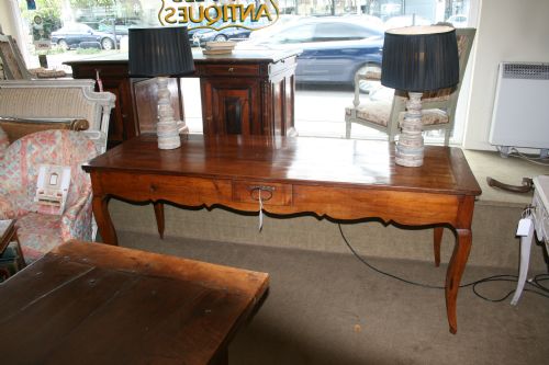 French Cherry Wood Serving Table