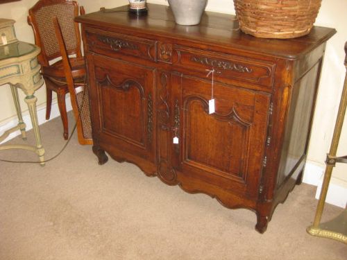 French Antique Oak Buffet Circa 1800