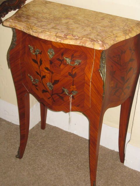 Pair Louis Xv Style Bedside Tables