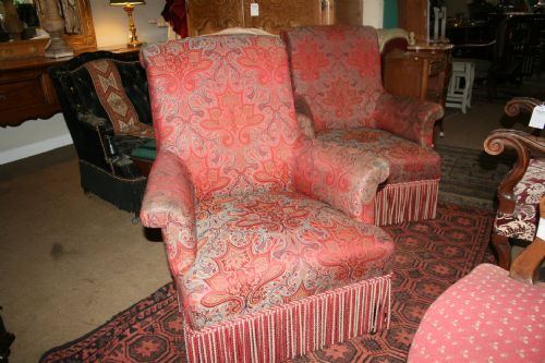 Large Pair of French Armchairs