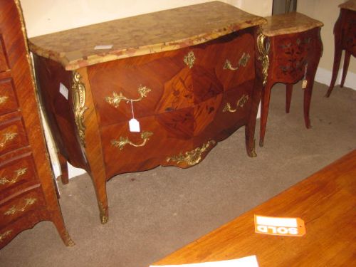 Louis Xv Style Marquetry Commode
