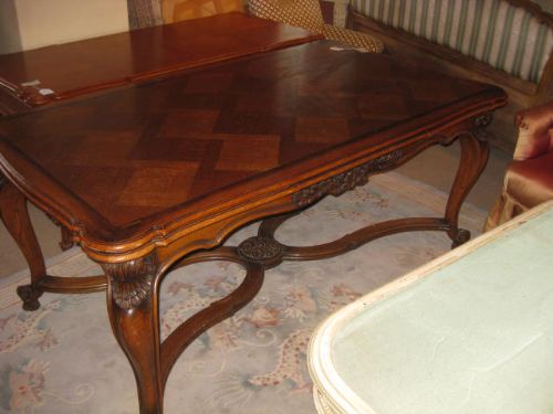 Oak Draw Leaf Dining Table Very Large Size