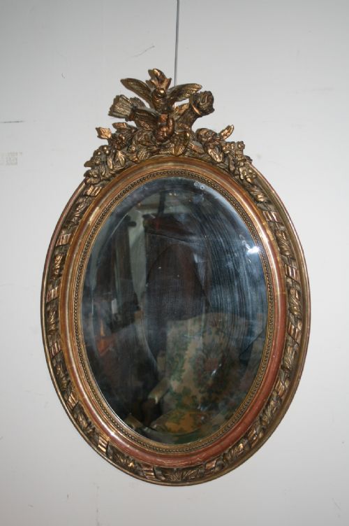 French Oval Mirror