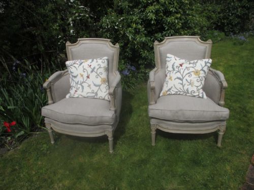 Pair of Antique French Armchairs
