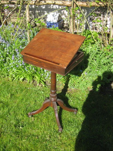 Georgian Reading Stand in Mahogany