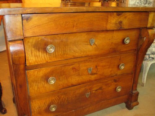 Figured Walnut Commode