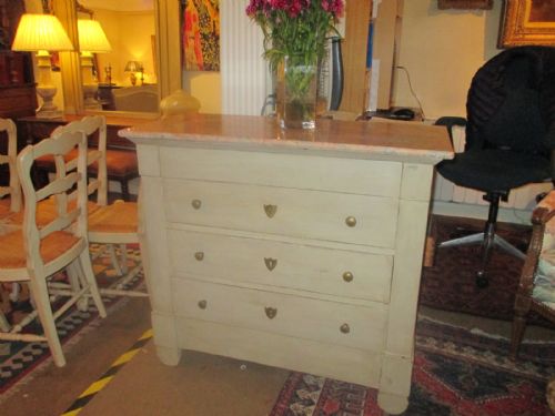 Painted French Chest of Drawers