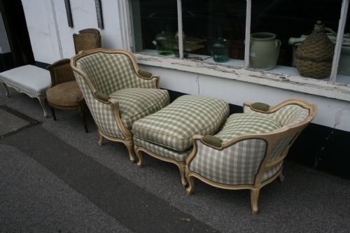French Duchess Brisee Armchair Set