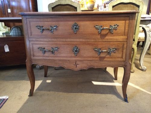 Pretty Small Cherry Wood Commode
