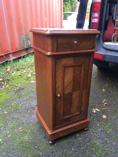 Pair of Walnut Bed Side Tables