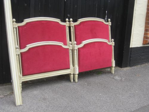 Pair of Single Beds Louis Xvi Style