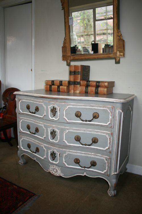 Serpentine Fronted French Commode