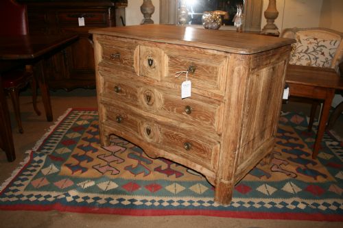Wonderful Period Bleached Oak Commode