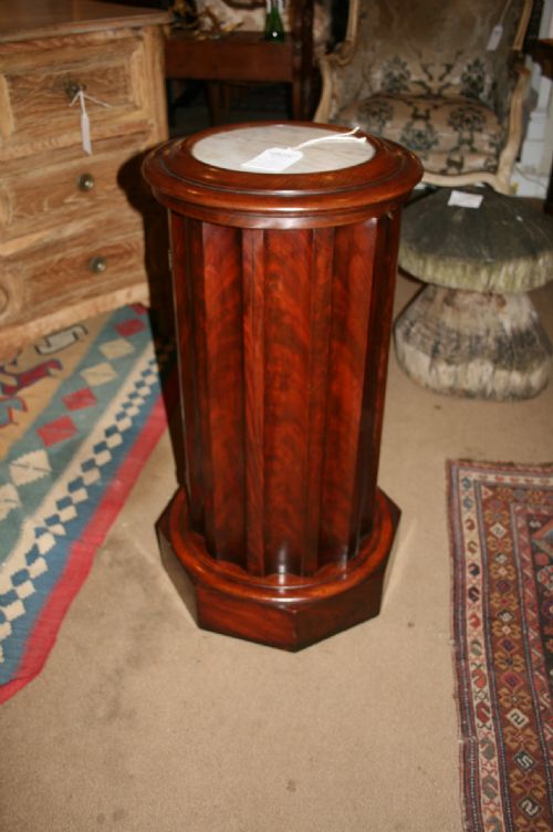 Victorian Cylindrical Bed Side