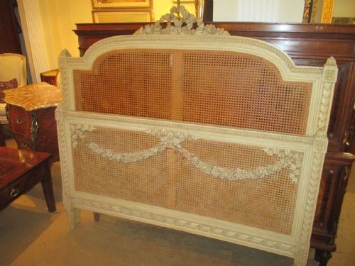 King-size French Cane Bed
