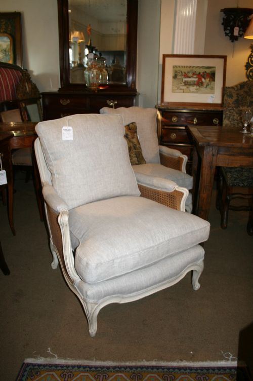 Pair of French Louis Style Armchairs