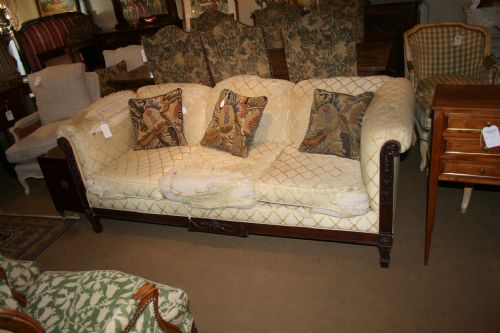 Adam Style Mahogany Settee