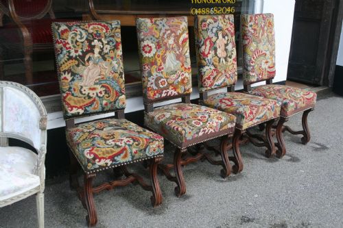 Set of Four French Chairs