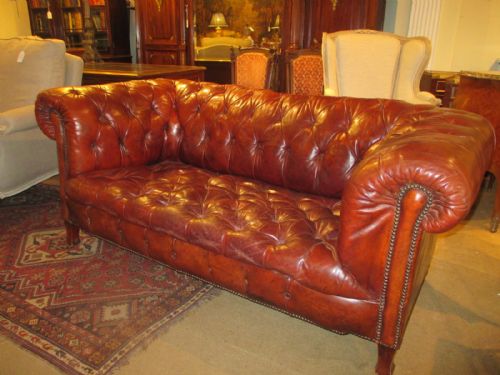 Leather Chesterfield